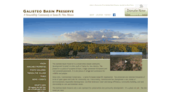 Desktop Screenshot of galisteobasinpreserve.com